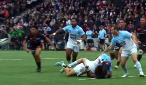 TOP 14 - Essai de Josiah MARAKU (LOU) - LOU Rugby - Aviron Bayonnais