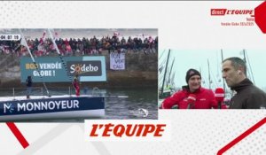 L'émotion de Beyou avant le départ - Voile - Vendée Globe