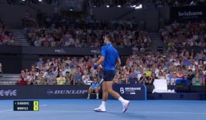 Brisbane - Monfils s'incline face à Djokovic