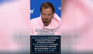 US Open - Medvedev se veut innocent tandis que Bonzi l’accuse d’avoir “jeté de l’huile sur le feu”
