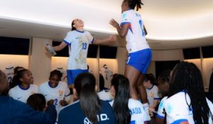 Caméra embarquée lors de la qualification des Bleues en demi-finale