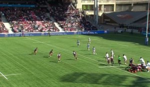 TOP 14 - Essai de Josiah MARAKU (LOU) - LOU Rugby - Montpellier Hérault Rugby