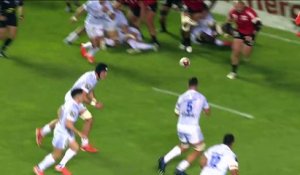 TOP 14 - Essai de Lucas TAUZIN 2 (ASM) - RC Toulon - ASM Clermont