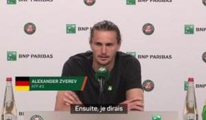 Roland-Garros - Zverev se place parmi les favoris mais pense avoir le tirage le plus difficile