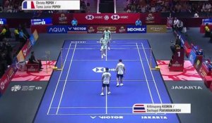 Le replay du 1er tour des frères Popov - Badminton - Open d'Indonésie