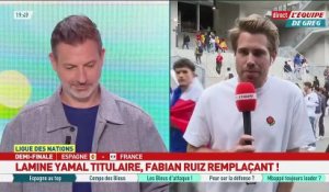 Première titularisation de Doué en équipe de France - Foot - L. nations