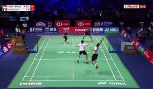 Fin de parcours pour la paire Adam/Rossi - Badminton