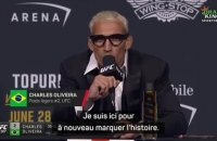 UFC 317 - Oliveira : "Je suis ici pour à nouveau marquer l'histoire"