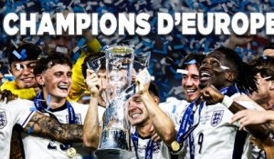 L'Angleterre U21 soulève son trophée de double Champion d'Europe !
