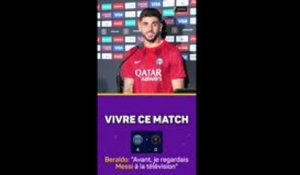 PSG - Beraldo : "Et dire qu'avant, je regardais Messi à la télévision"