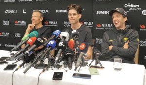Tour de France 2025 - La conférence de presse Visma avec Wout Van Aert : "J'ai été malade, un petit contretemps mais..."