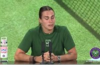 Wimbledon - Sabalenka : ''Je suis très fière de moi''