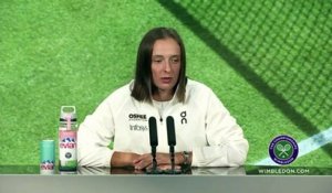 Wimbledon 2025 - Iga Swiatek : "Le tennis continue de me surprendre, et je continue de me surprendre moi-même"