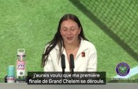 Wimbledon - Anisimova : "La défaite est un peu difficile à digérer"