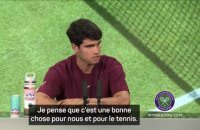 Wimbledon - Alcaraz : "Nous sommes en train de construire une grande rivalité"