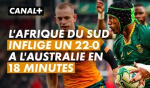 Les Springboks infligent un 22-0 aux Wallabies en 18 minutes - Rugby Championship 2025