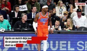 Les Spurs s'imposent face à une équipe d'Oklahoma City décimée, Victor Wembanyama en double-double - Basket - NBA