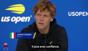 US Open - Sinner : "Alcaraz joue avec beaucoup de confiance actuellement"