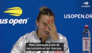US Open - Sabalenka : "J'essayais juste de ne pas sourire pendant la demande en mariage"