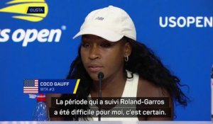 US Open - Gauff : "La période qui a suivi Roland-Garros a été difficile pour moi"
