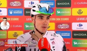 La Vuelta 2025 - Juan Ayuso : "J'ai dû rendre Javier Romo un peu nerveux et jouer"