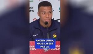 France - Mbappé : “Mon joueur préféré en Ukraine ? Andriy Lunin, mais il n’est pas là !”