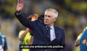 Brésil - Ancelotti : "Les supporters sont, comme nous, très contents du jeu de l'équipe"
