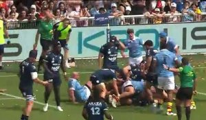 TOP 14 - Essai de Esteban CAPILLA (AB) - USA Perpignan - Aviron Bayonnais