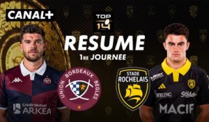 Le résumé de Bordeaux-Bègles / La Rochelle - 1re journée - TOP 14 2025/2026