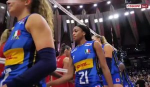 La balle de match de l'Italie en finale face à la Turquie - Volley - Mondial (F)