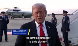 US Open - Pourtant sifflé par une partie du public, Trump a trouvé les fans “formidables”