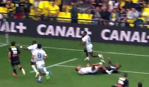 TOP 14 - Essai de Yerim FALL 2 (ASM) - Stade Rochelais - ASM Clermont