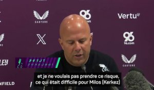 Slot à propos de la simulation de Kerkez : « Ce n'était pas intelligent » - Foot - Premier League