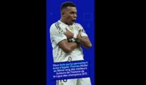 Real Madrid - Mbappé atteint les 50 buts avec le Real et égale Thomas Müller en C1