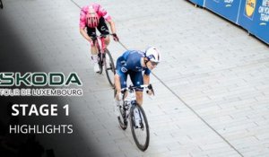 Cyclisme - Skoda Tour de Luxembourg - Résumé Etape 1 - Romain Grégoire s'impose en patron après un énorme sprint !