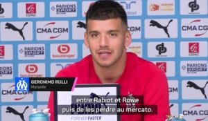 Marseille - Geronimo Rulli dément avoir envisagé un départ après la bagarre entre Rabiot et Rowe