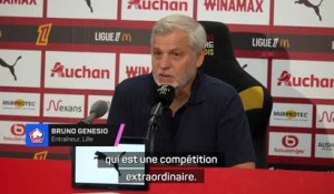 Lille - Genesio : "On va jouer l’Europa League à fond, comme on a joué à fond la Champions League”