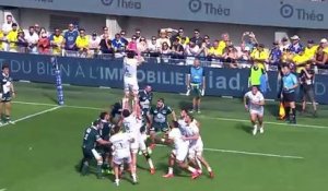 TOP 14 - Essai de Lucas DESSAIGNE (ASM) - ASM Clermont - Section Paloise