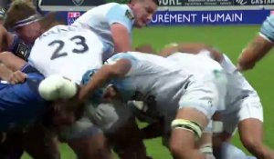 TOP 14 - Essai de Lucas MARTIN (AB) - Castres Olympique - Aviron Bayonnais