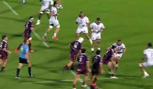 TOP 14 - Essai de Valentin HUTTEAU (UBB) - Union Bordeaux-Bègles - US Montauban