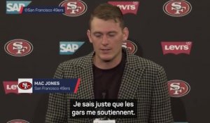 49ers - Jones se moque de son écran au quatrième quart-temps