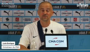 OM-PSG : « Beaucoup d'erreurs simples en première période », selon Enrique