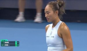 Pékin - Qinwen Zheng déroule