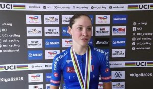 Championnats du Monde UCI Kigali 2025 - Chantal Pegolo en argent sur la course en ligne Junior