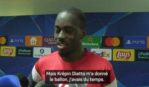 Monaco - Teze : "Un beau but, surtout contre un gardien comme Donnarumma"