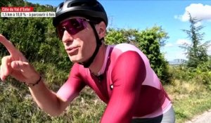 La reconnaissance de la côte du Val d'Enfer - Cyclisme