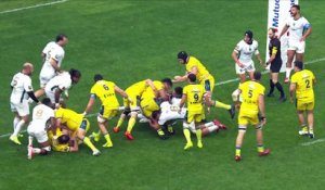 TOP 14 - Essai de Barnabé MASSA (ASM) - ASM Clermont - US Montauban