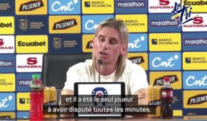 Équateur - Becaccece : "Pacho a été le seul joueur à avoir disputé toutes les minutes"