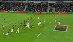 TOP 14 - Essai de Esteban CAPILLA (AB) - Aviron Bayonnais - Stade Toulousain
