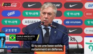 Brésil - Ancelotti : "On a mis en valeur la qualité individuelle des offensifs"